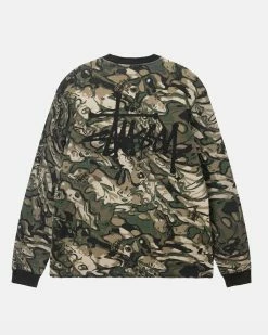 Alternative view of Stüssy Basic Stock Long Sleeve Thermal (Camo)