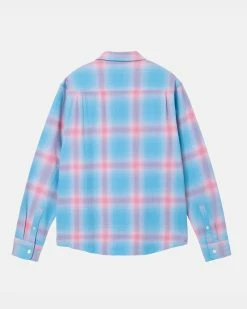 Alternative view of Stüssy Hellshire Plaid Shirt (Blue)
