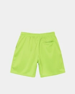 Alternative view of Stüssy Collegiate Mesh Short (Green)