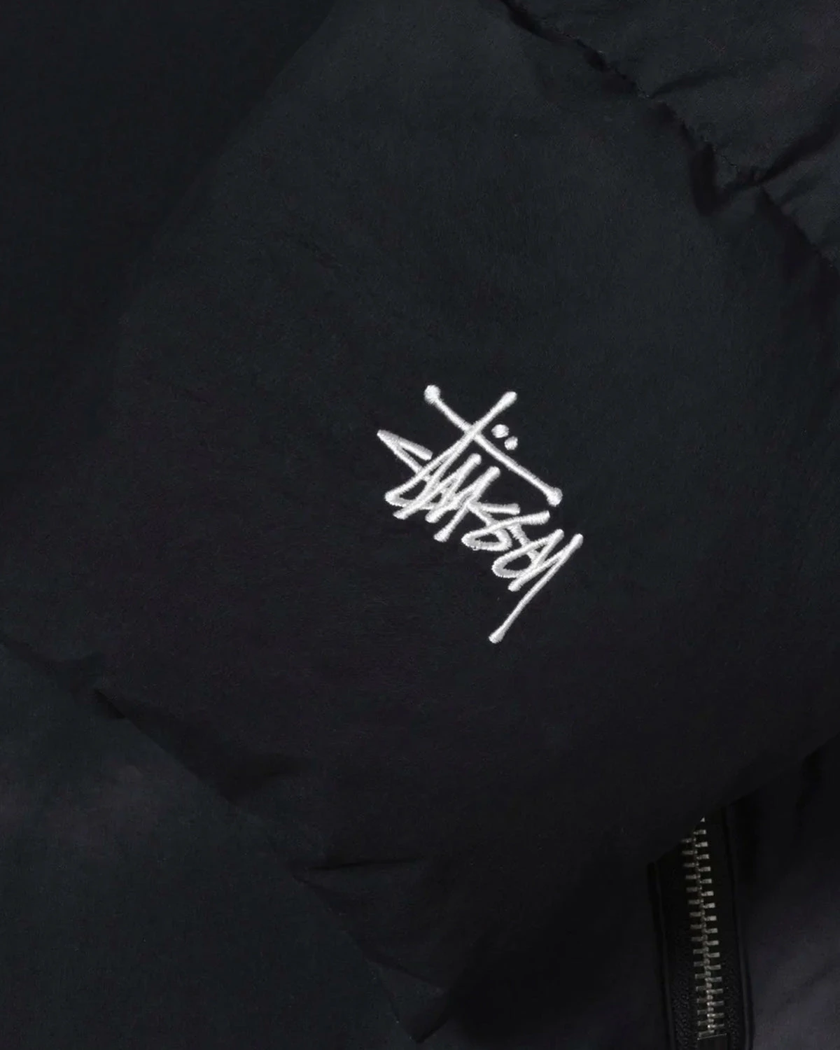 Stüssy Recycled Nylon Down Puffer (Black) 5 Stüssy Recycled Nylon Down Puffer (Black) - Image 3